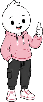 Mira giving a thumbs up