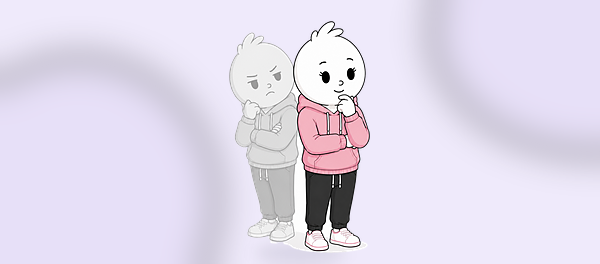 Mira considering two sides of herself